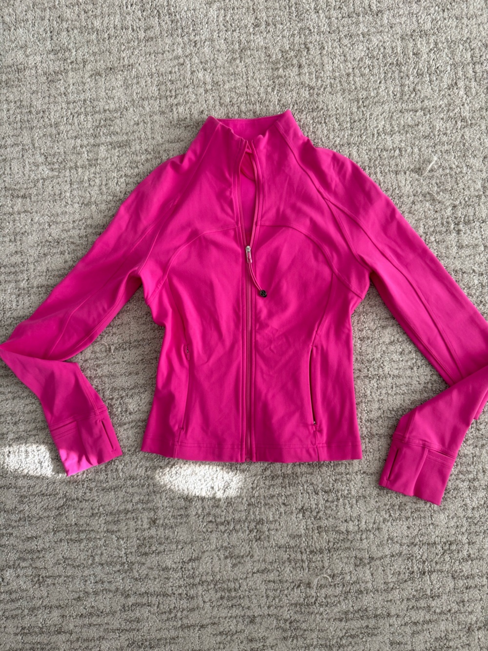 lululemon athletica Pink Full-Zip Athletic Jacket